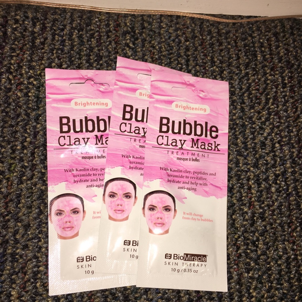 💥Bio Miracle Bubble face masks💥 3 for the price of 1!!